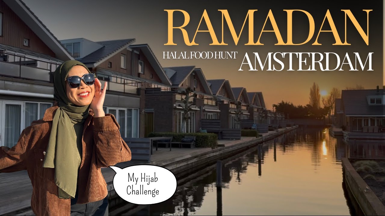 School Holiday Vlog During RAMADAN | Amsterdam Halal Food Hunt | My Hijab Challenge 