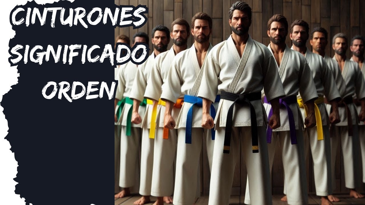 🥋 20 CINTURONES DE KARATE do shotokan colores y su significado para niños TODOS en ORDEN