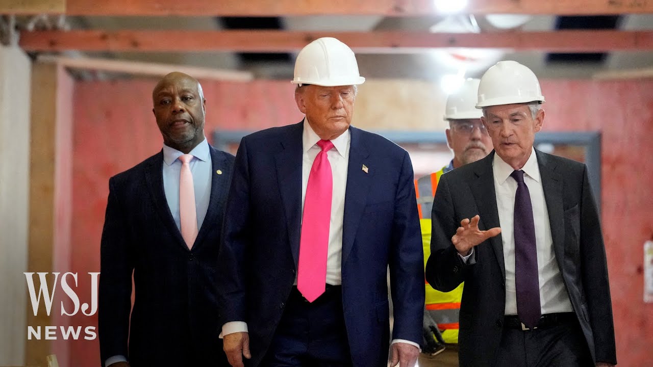 Watch: Trump, Powell Disagree on Fed Building&rsquo;s Renovation Cost | WSJ News