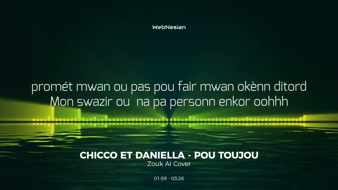 💞 Pou Touzour – Zouk AI Cover (Chicco & Daniella) 🎶