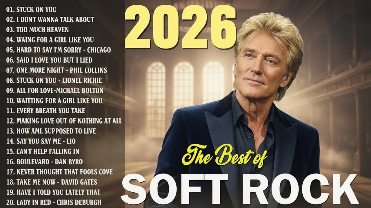 Rod Stewart, Phil Collins, Elton John, Air Supply, Bee Gees | Soft Rock Love Songs 70s 80s 90s