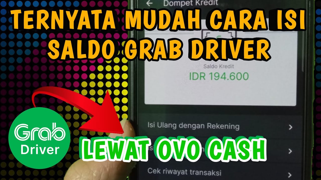 Cara Topup Isi Saldo Grab Driver Terbaru 2025
