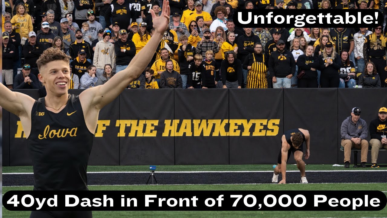 4.15 40yd Dash Live in Front of 70,000 People