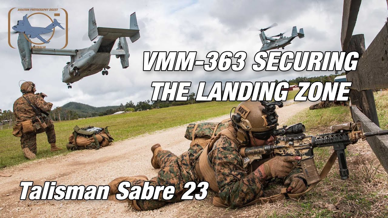 Marines securing the LZ!