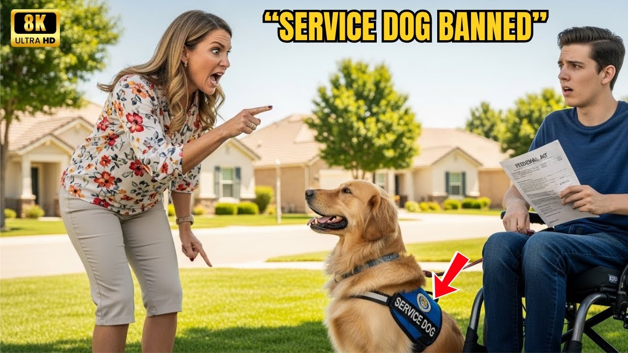 HOA Tried to Ban My Service Dog… What Happened Next Was Federal