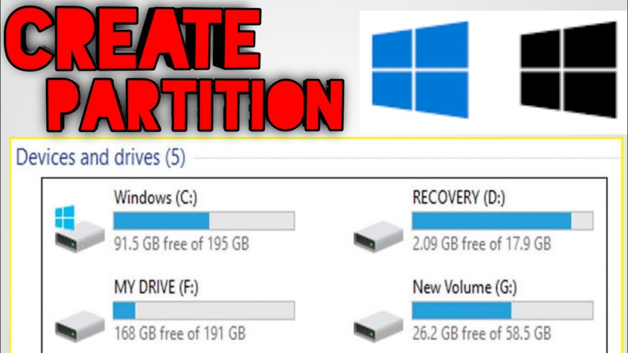 how to create partition in window 7/10 /11 | paragon partition manager | partition of hard disk