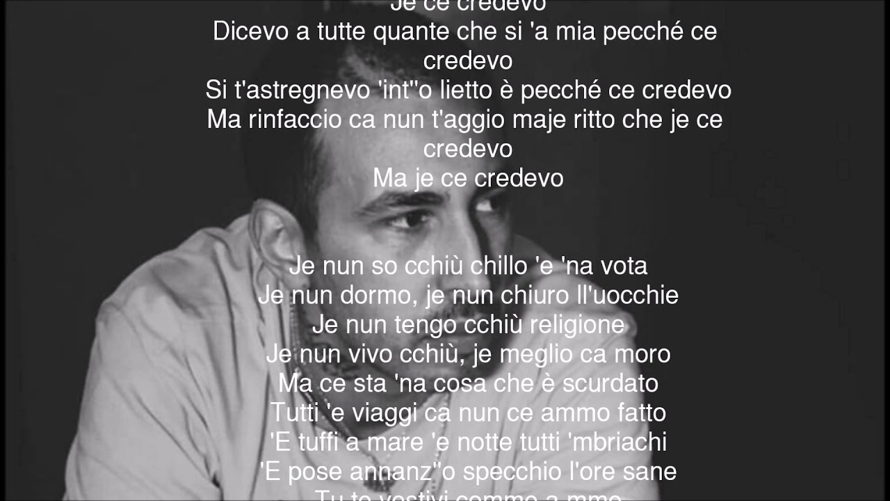 LUCHE' - JE CE CREDEVO con testo