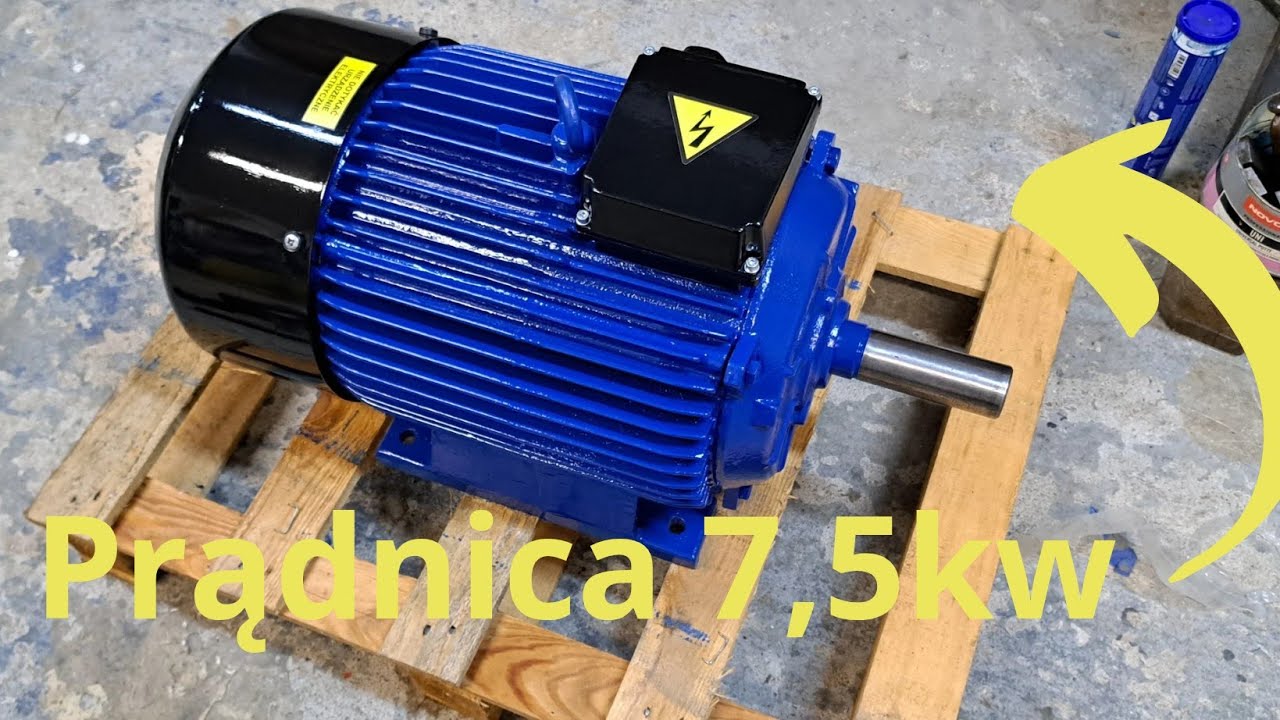 Prądnica wolnoobrotowa 7,5kw 3-fazowa 400v 