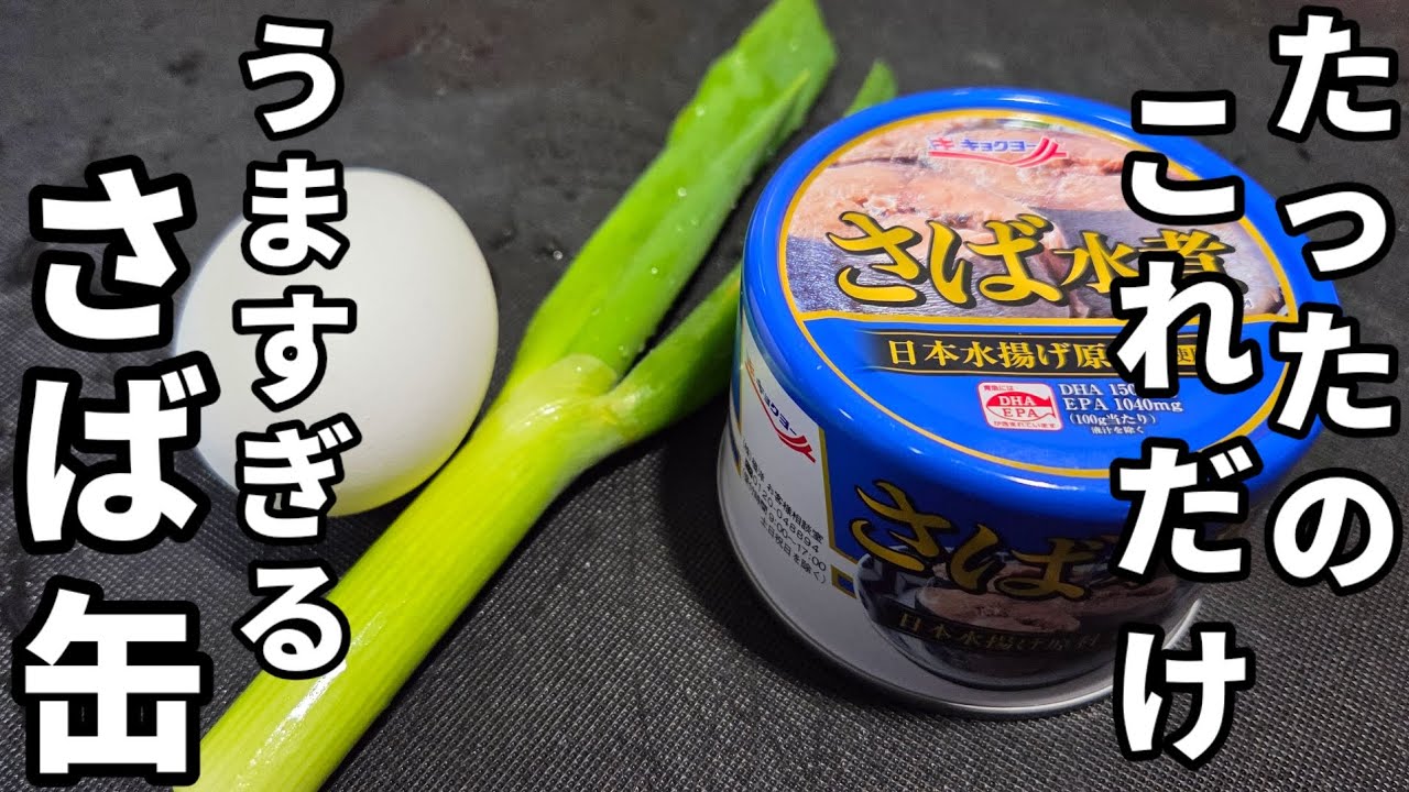 サバ缶の簡単レシピ うますぎてやみつきになる！食材はさばの缶詰めと長ネギと卵だけ！節約ヘルシーおうちごはん/玉ねぎツナ缶ピーマン作り置き