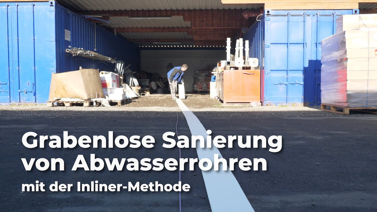 Grabenlose Kanalsanierung nach der Inliner-Methode