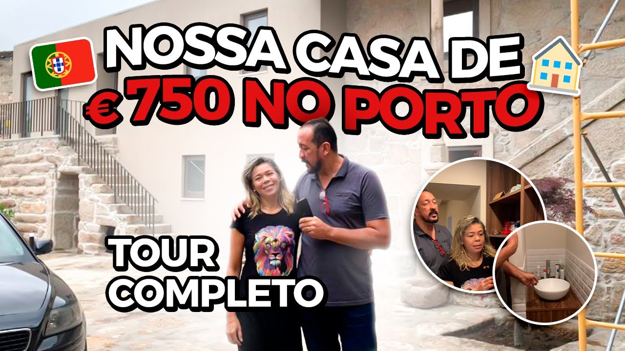 TOUR PELA NOSSA PRIMEIRA CASA EM PORTUGAL