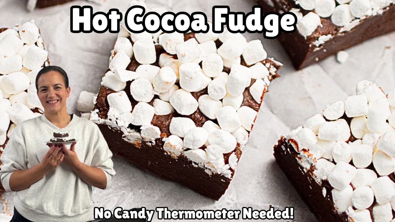 Hot Cocoa Fudge with 3 Ingredients | No Candy Thermometer Needed!