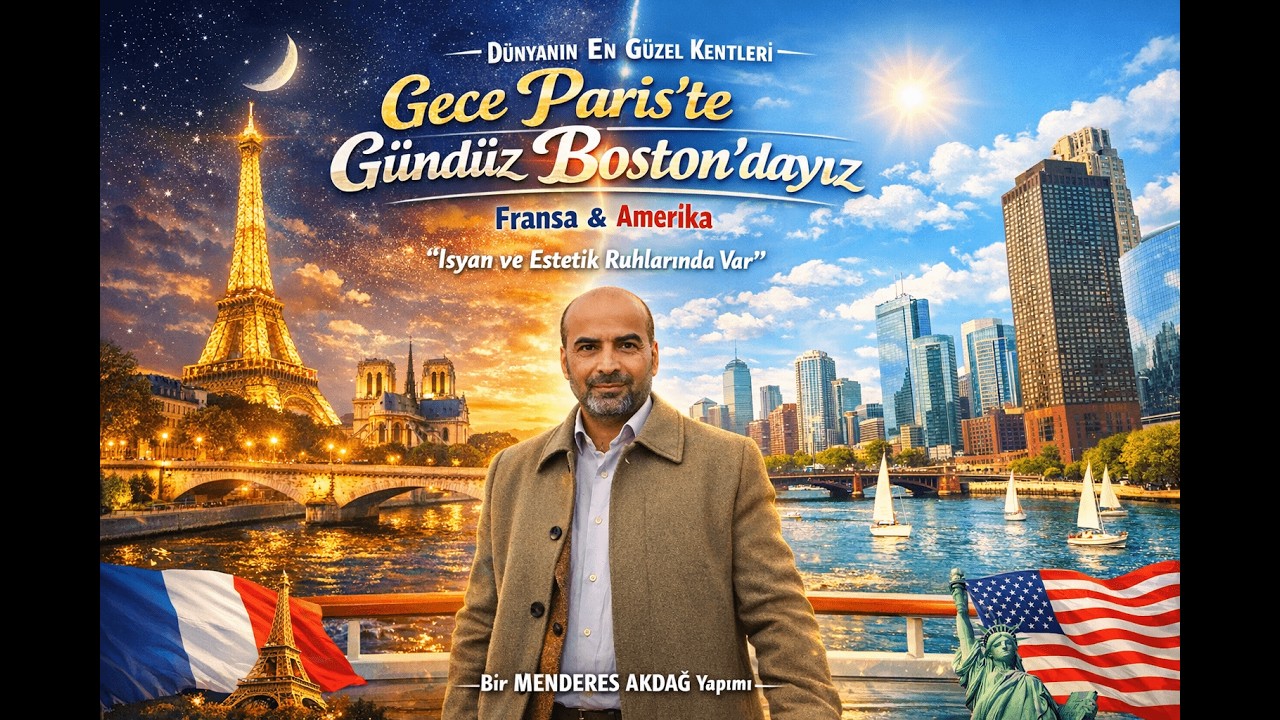 Gece Paris'te Gündüz Boston'dayız