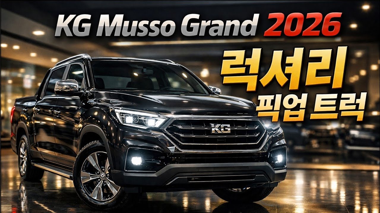 🚗KG Musso Grand 2026 | 럭셔리 픽업 트럭 쇼룸 투어 🚘✨