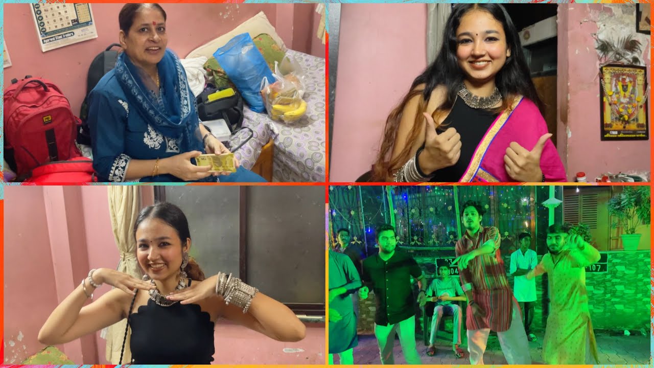 Princee ne garba khelne mai leg tudwali | her garba makeup n looks | Maine bhi finally khel liya