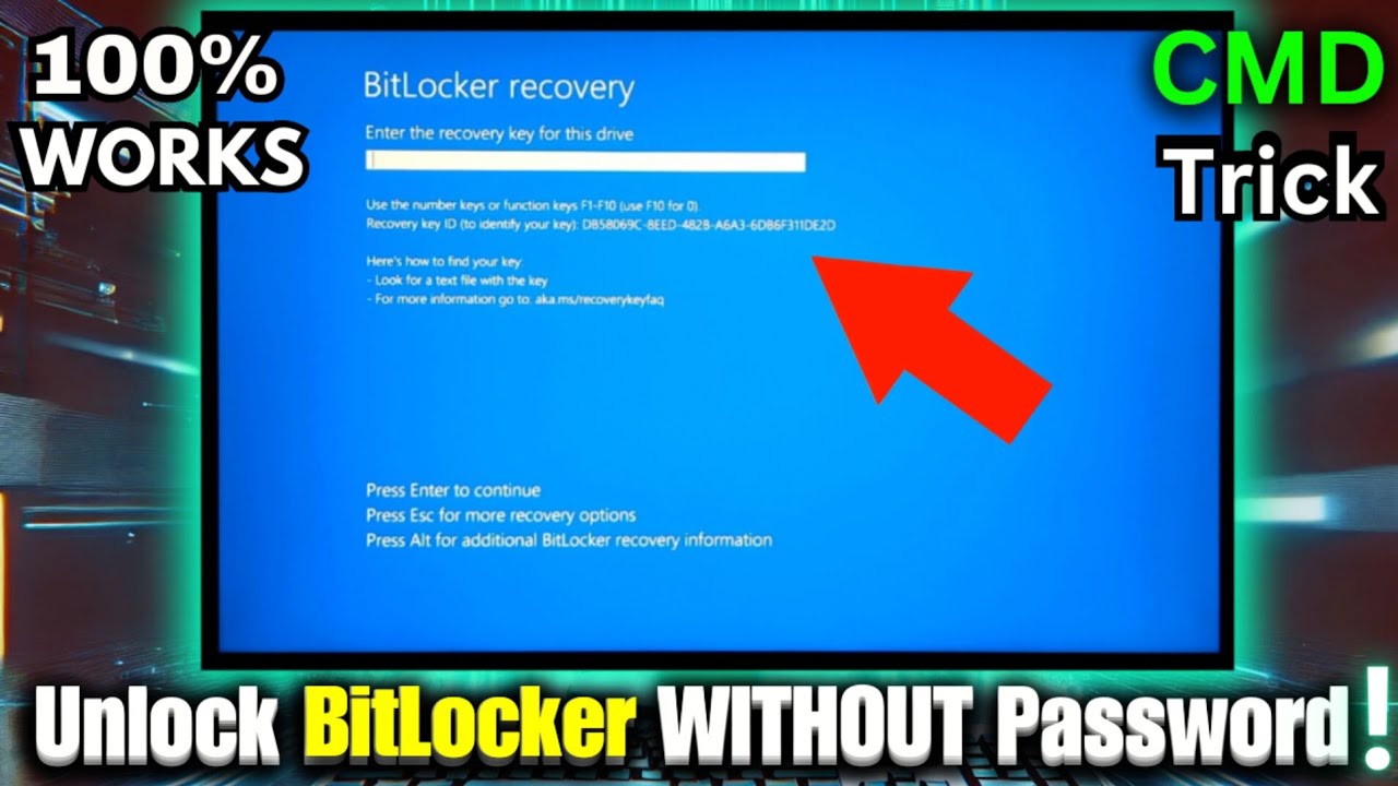 Secret CMD Trick: How to Find BitLocker Recovery Key Windows 10/11