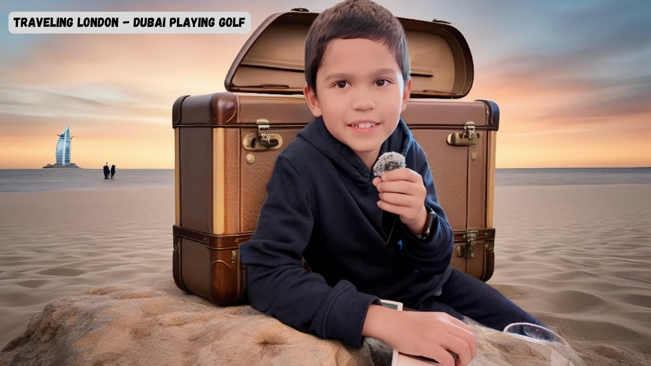 TRAVELING FROM LONDON TO DUBAI PLAYING GOLF