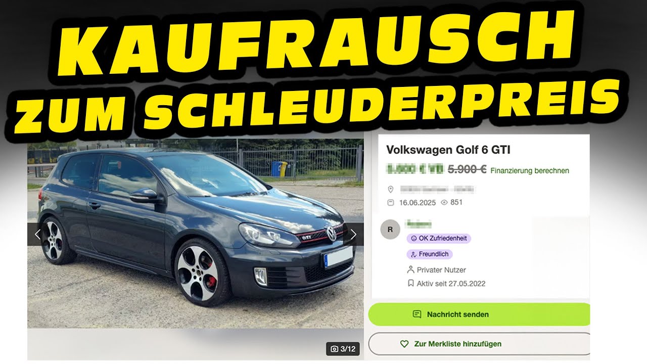 BILLIGSTER Golf 6 GTI - VOM SCHNÄPPCHEN ZUR BÖSEN ÜBERRASCHUNG ?!