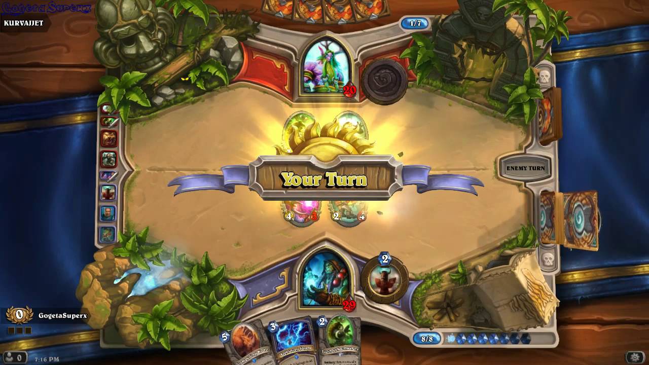 Hearthstone Karazhan Arena #1 - 5 wins - GogetaSuperx