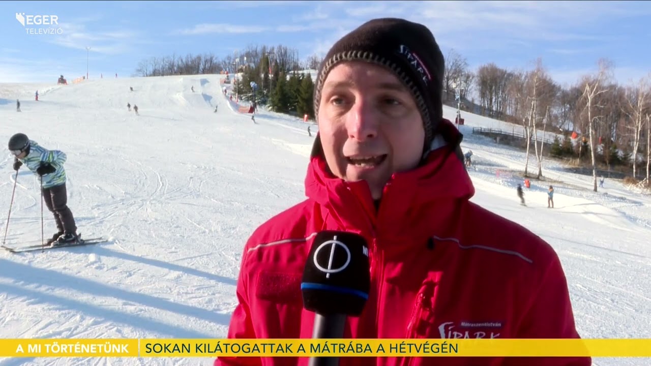Síelés a mátraszentistváni parkban - 2022.01.20.