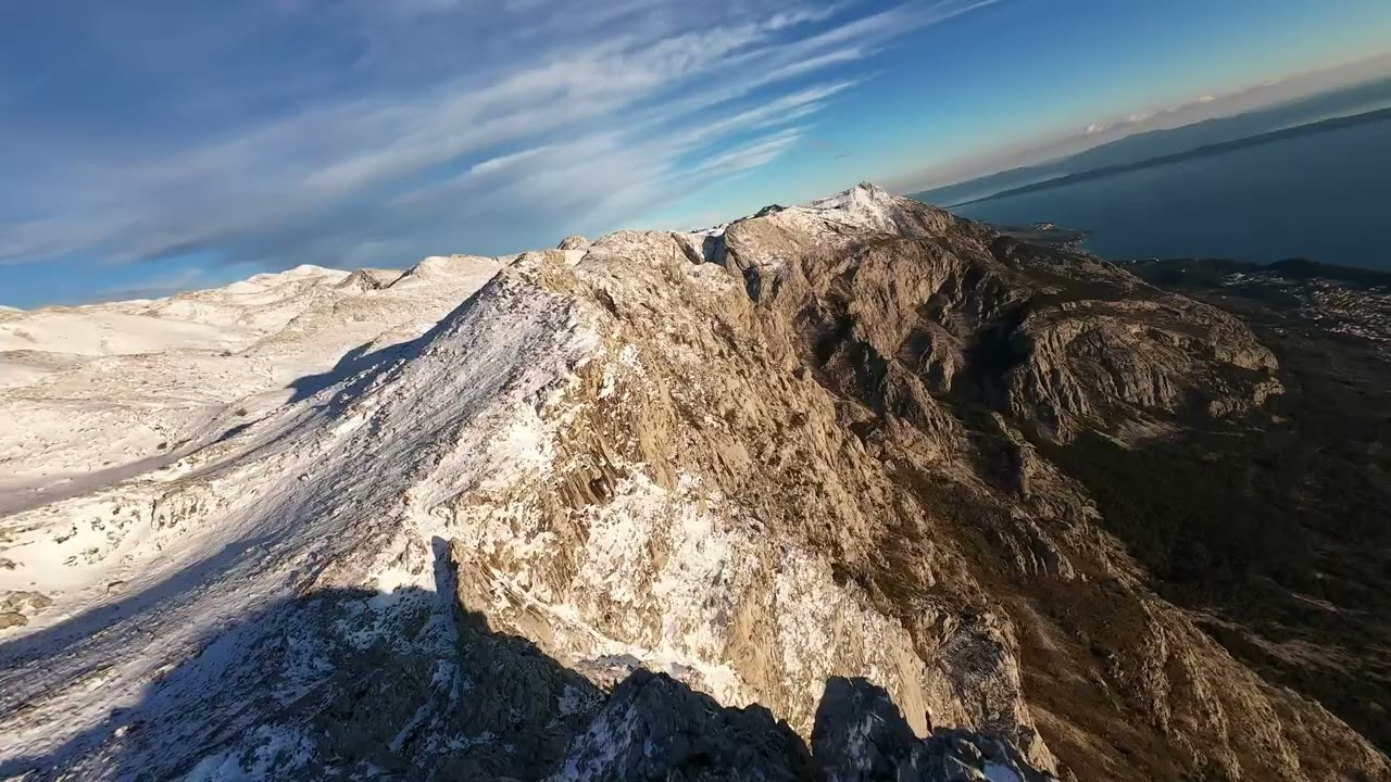 Cinematic mid range drone video