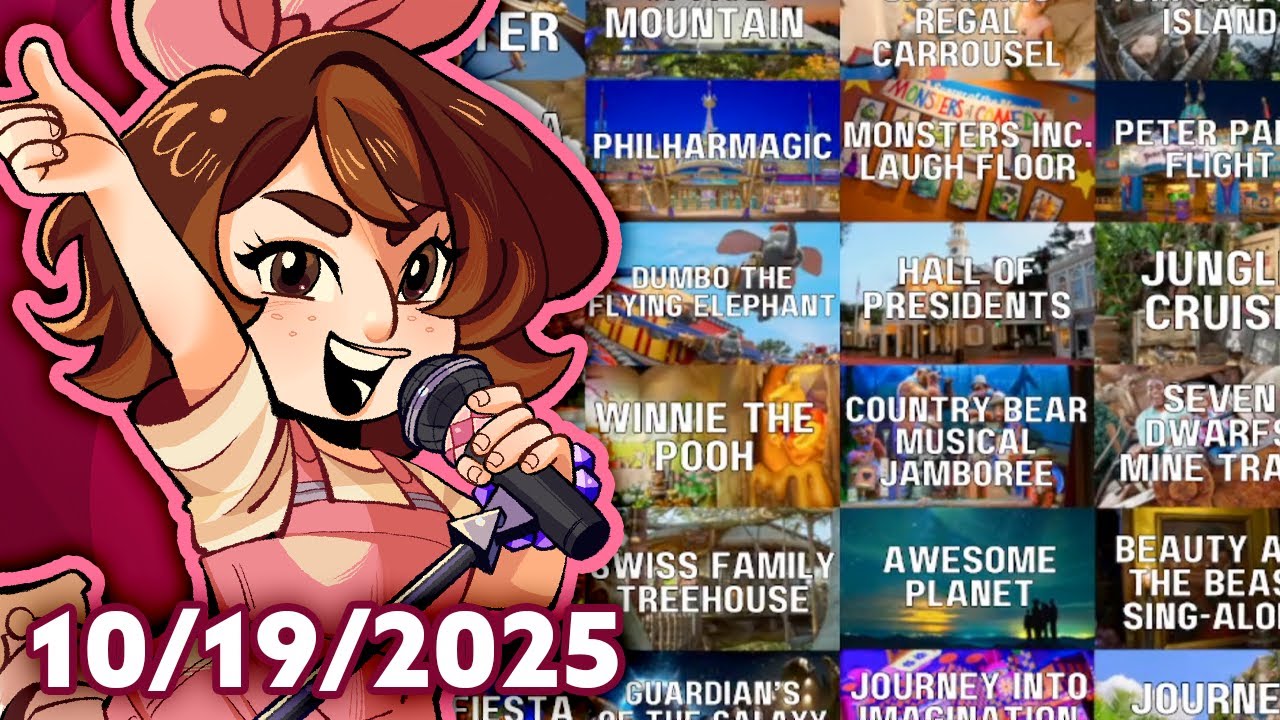 Penny Parker's Disney World Rankings (10/19/2025)