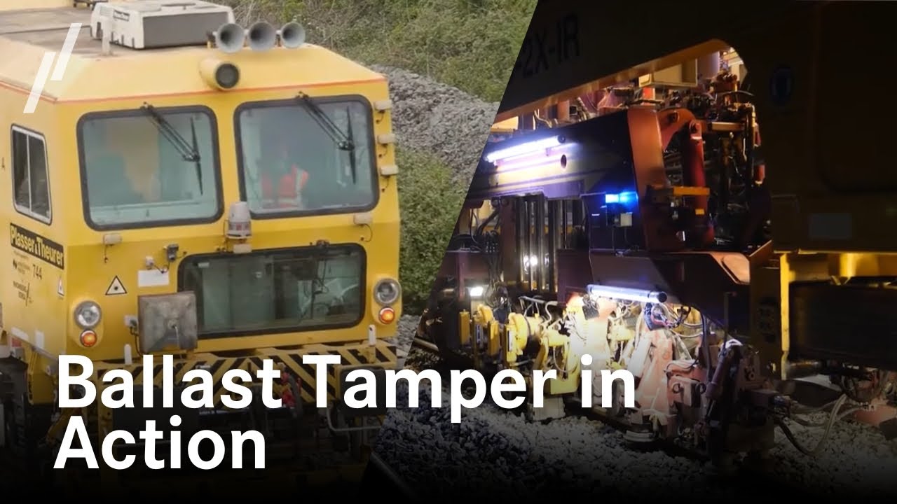 Ballast Tamper in Action | Rhomberg Sersa Ireland