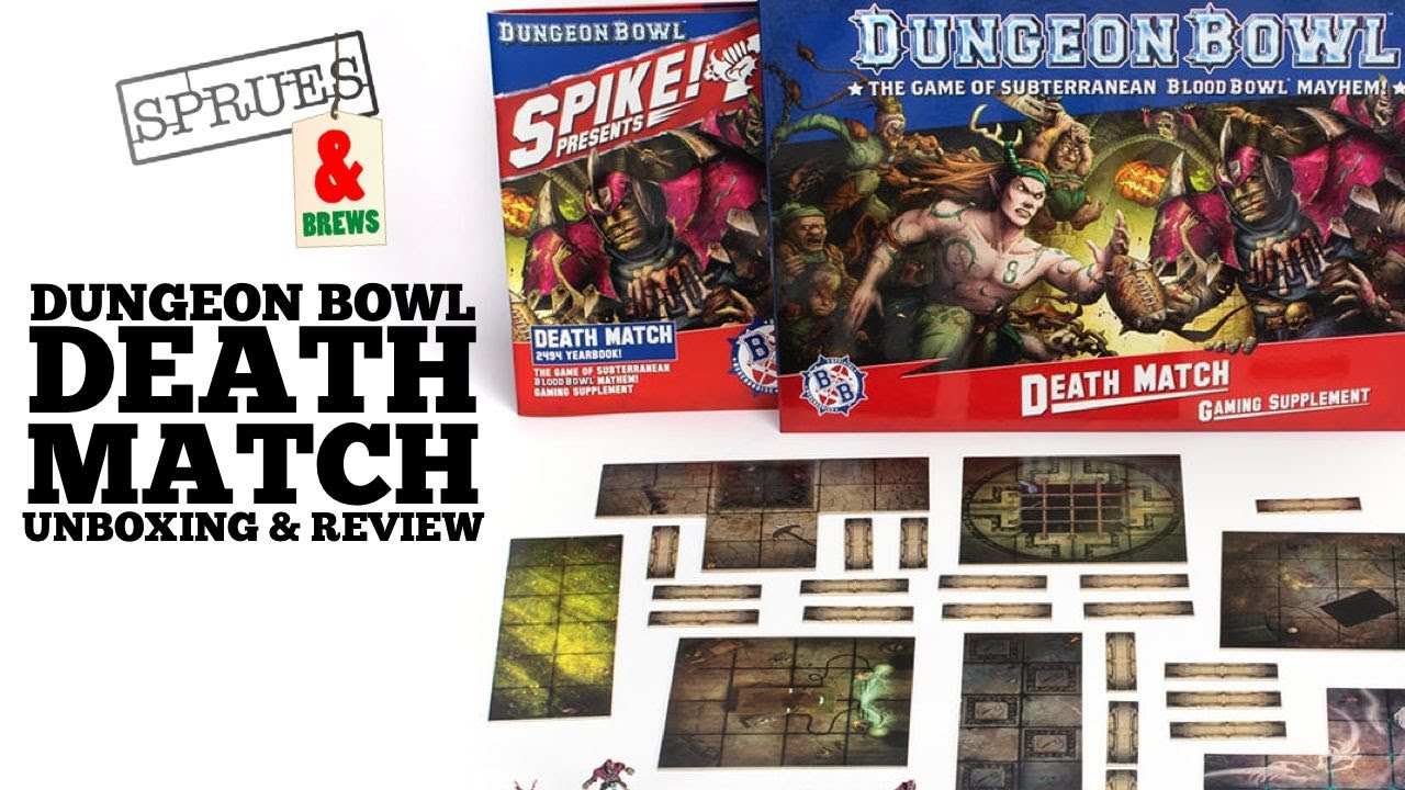 Dungeon Bowl Death Match Unboxing and Review - Blood Bowl