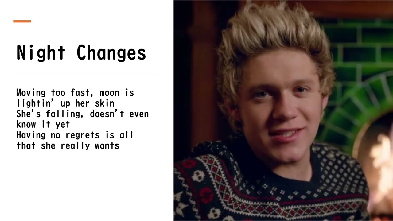 Niall Horan solos in Four