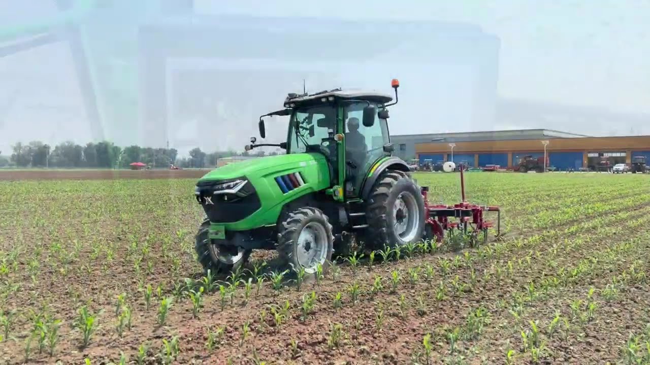 True green agriculture! Worldwide first time! Lemken EC-Weeder paired with XEEVO electric tractor!!!