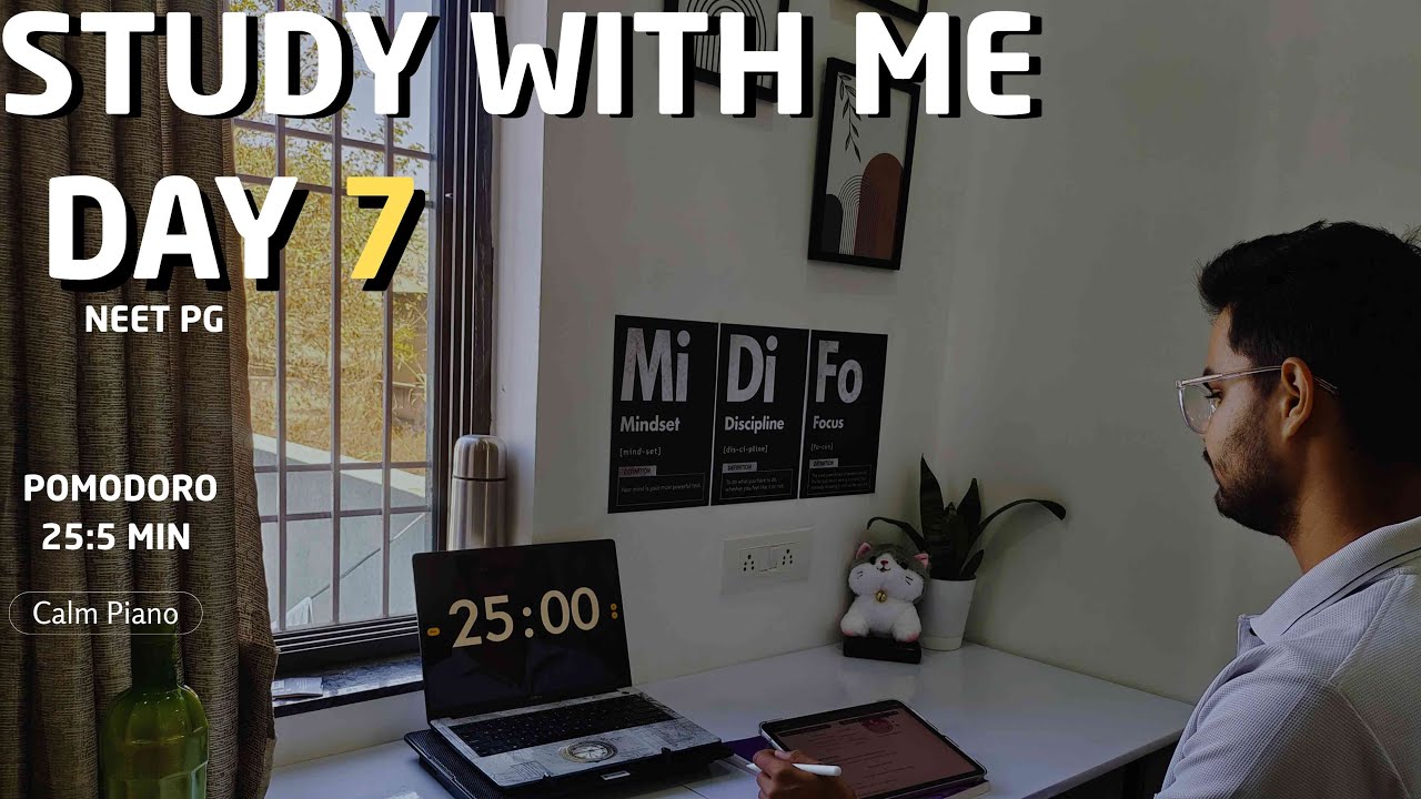 ☕ STUDY WITH ME (Live) | NEET PG Prep - MBBS | Pomodoro 25:5