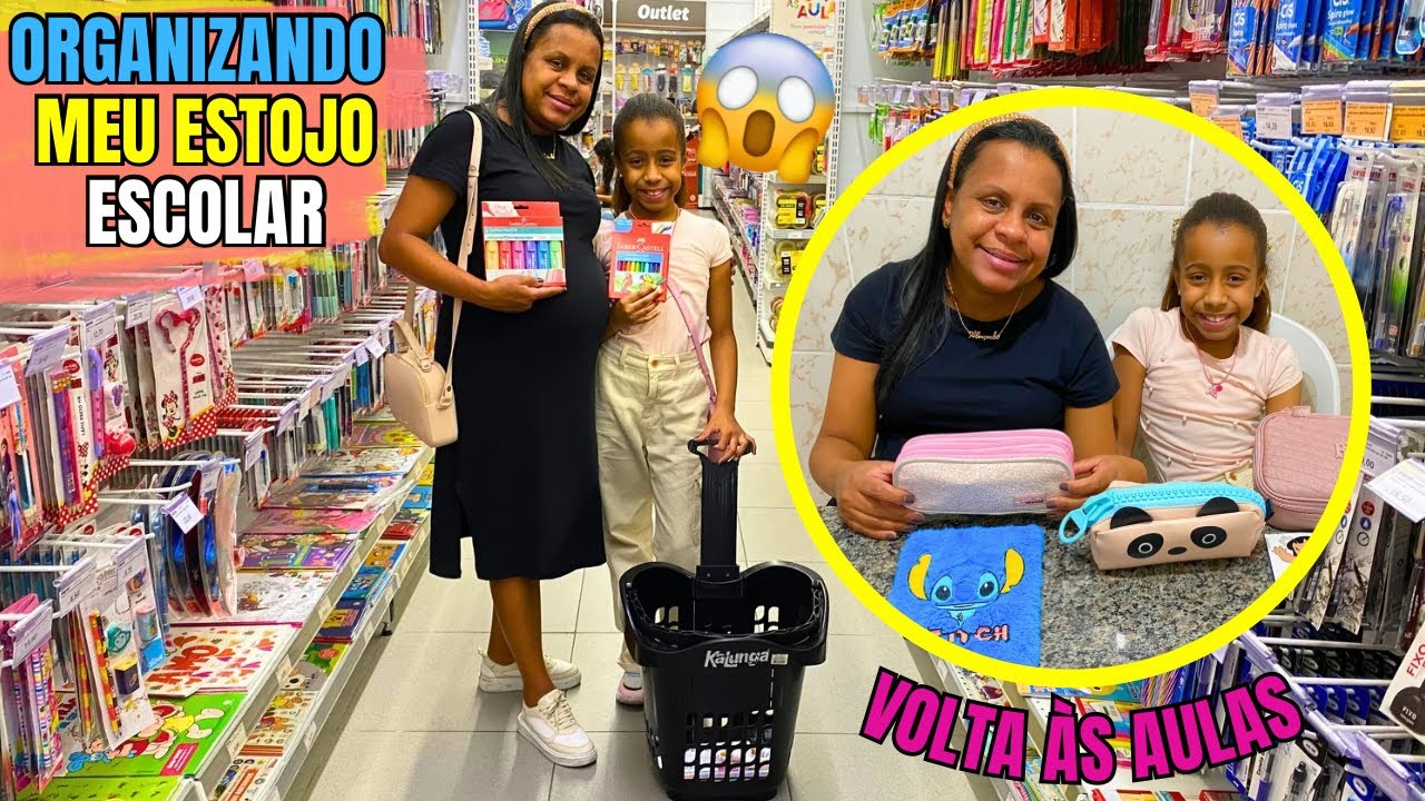 COMPRANDO E ORGANIZANDO MATERIAL ESCOLAR PARA VOLTA ÀS AULAS - Família Siqueira Oficial