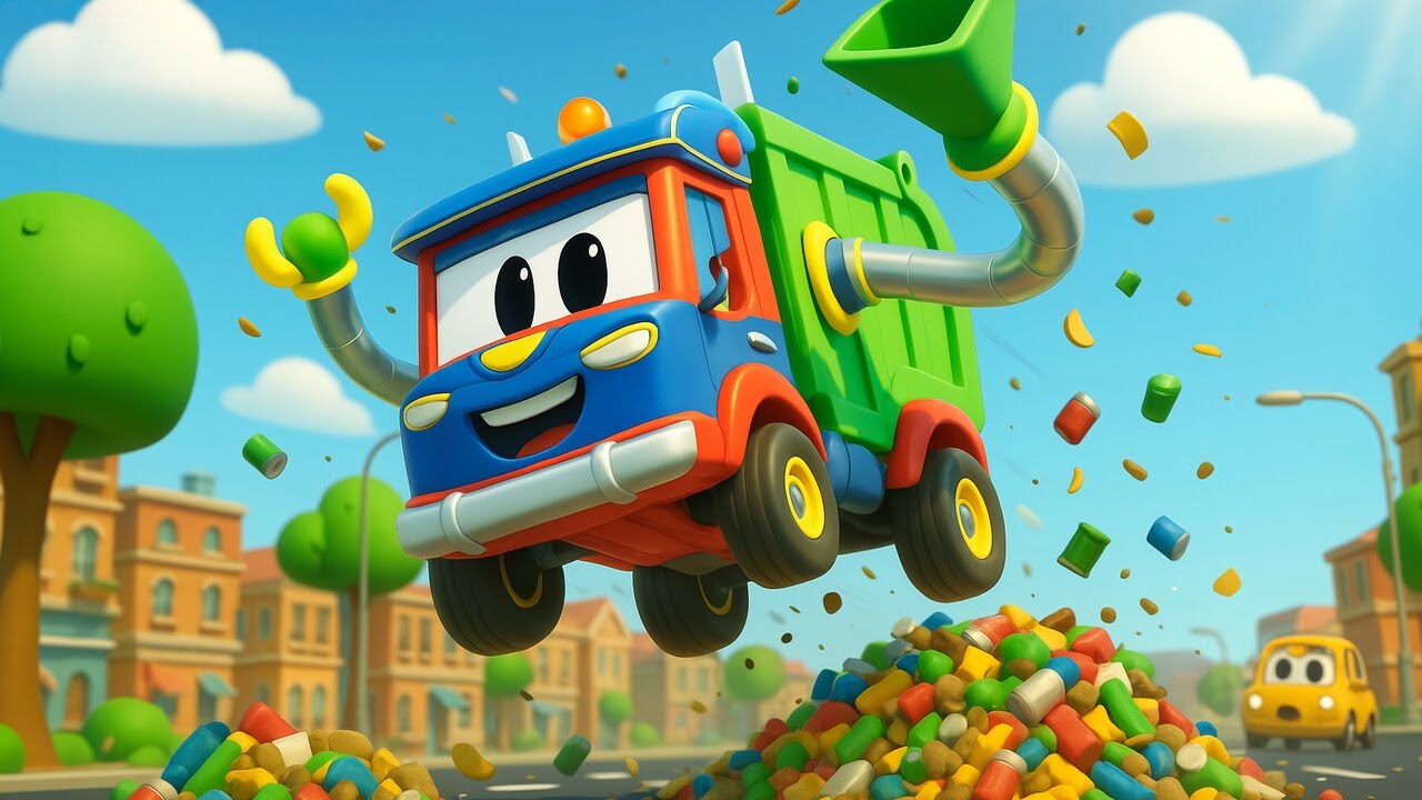 Truk SAMPAH Super menyelamatkan MOBIL BALAP