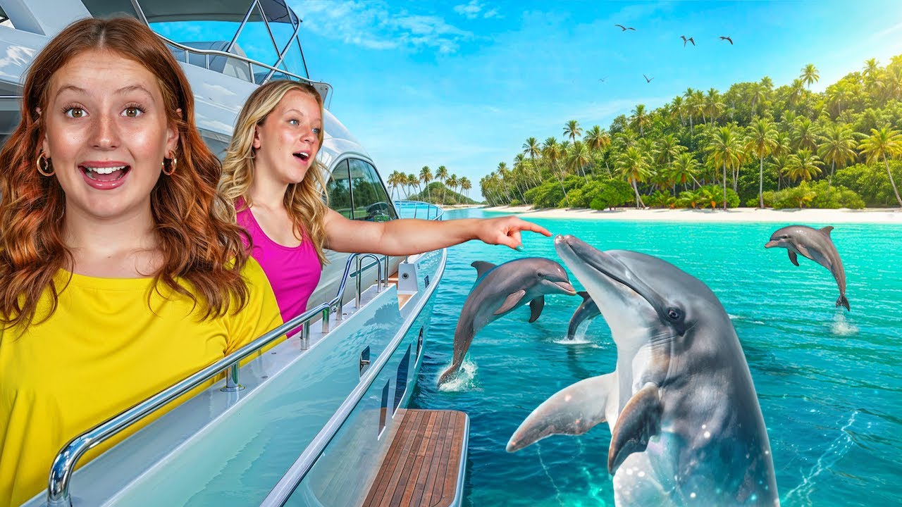 We Found Dolphins on a Secret Island!