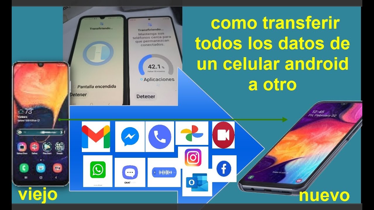 COMO PASAR TODO LOS DATOS DE UN CELULAR ANDROID A OTRO