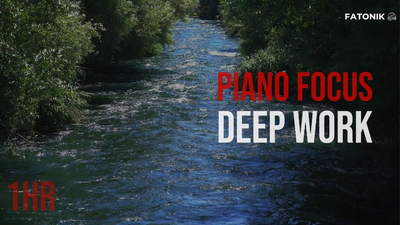 1 HOUR Theta Waves Focus Piano Music 🎹 Minimalist Instrumental for Reading & Creative Work
