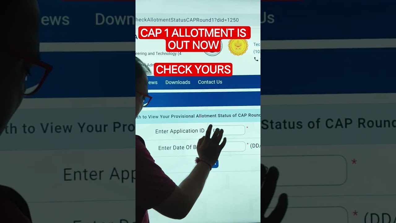 CAP 1 PROVISIONAL ALLOTMENT IS OUT NOW #fe2026 #mhtcet2026 #engineeringadmissions2026