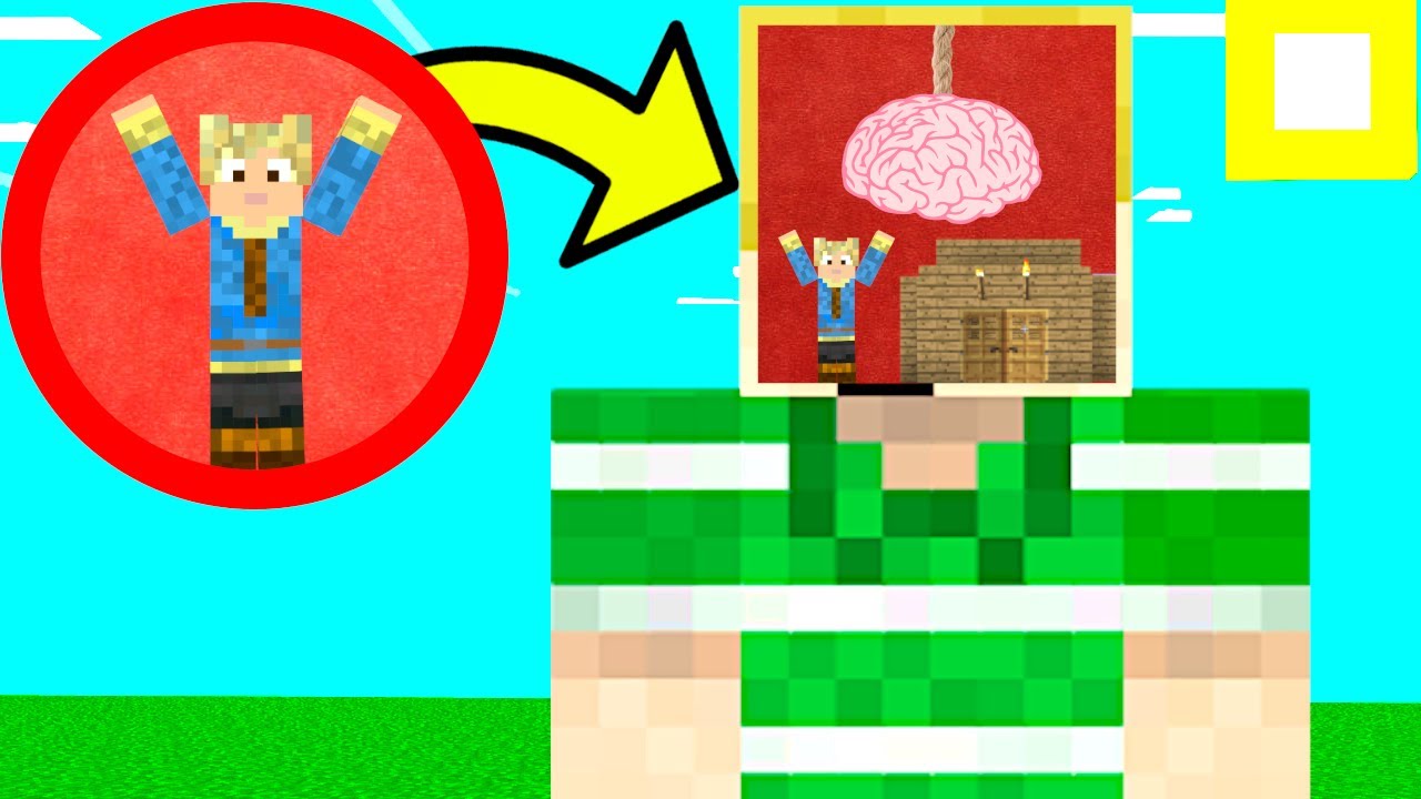 Jeg Bor i Emils HOVED i Minecraft!!