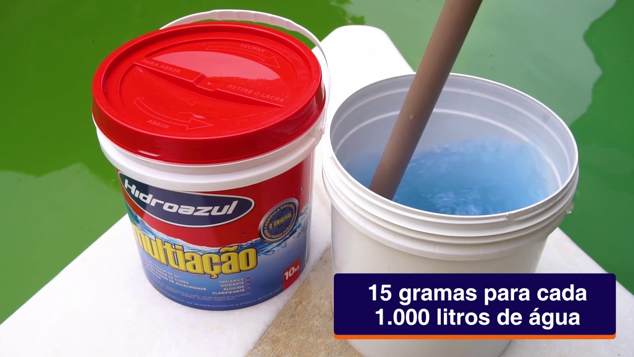 Como tratar a piscina com cloro na etapa de choque