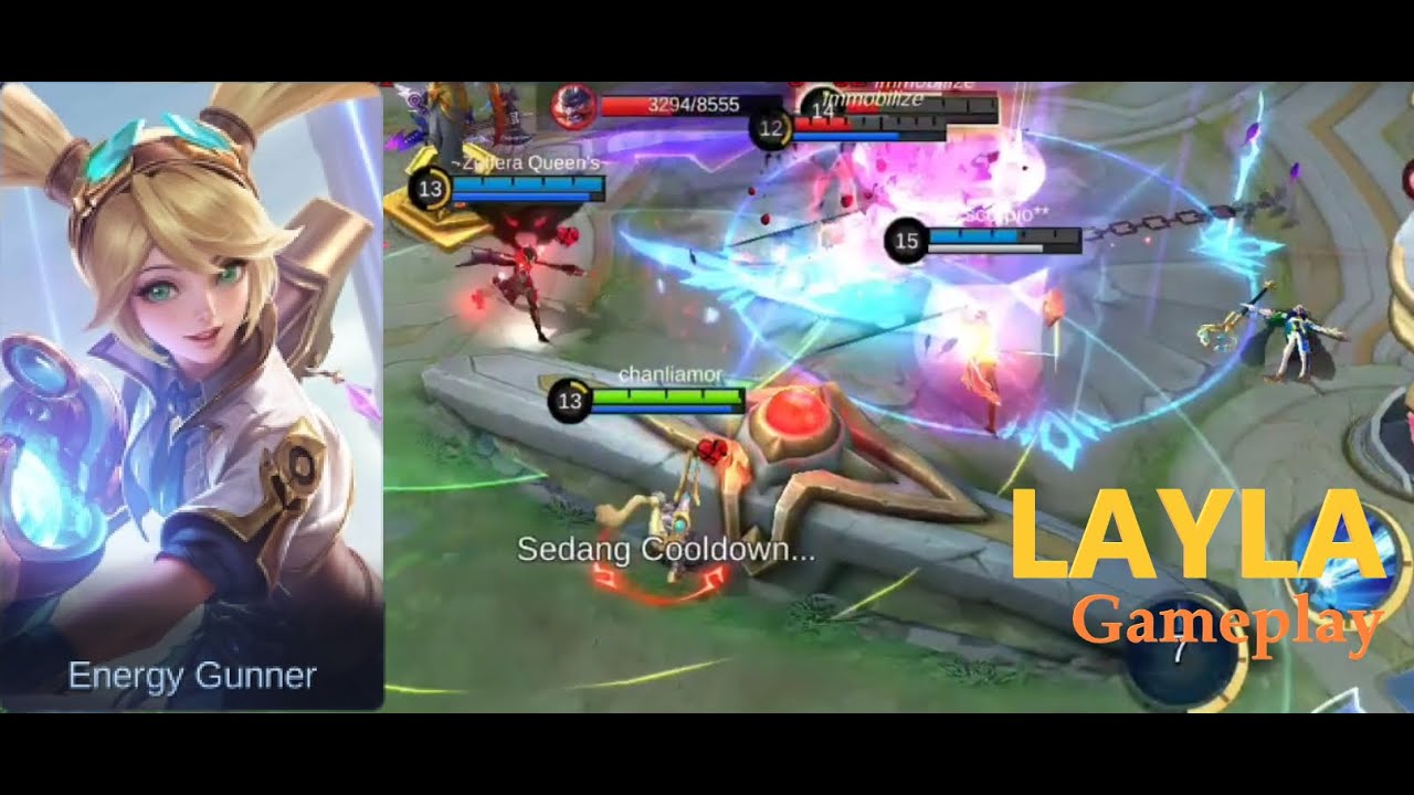 GAMEPLAY LAYLA! BEST LAYLA ONE HIT BUILD - BUILD TOP GLOBAL LAYLA - LAYLA BEST BUILD 2024 - MLBB