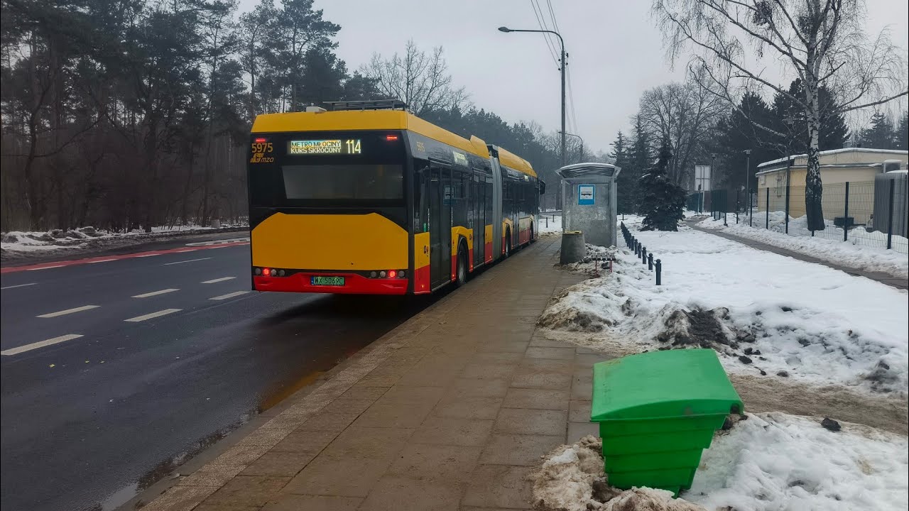 MZA Warszawa, Solaris nUrbino 18 IV electric (#5975) 🚍114