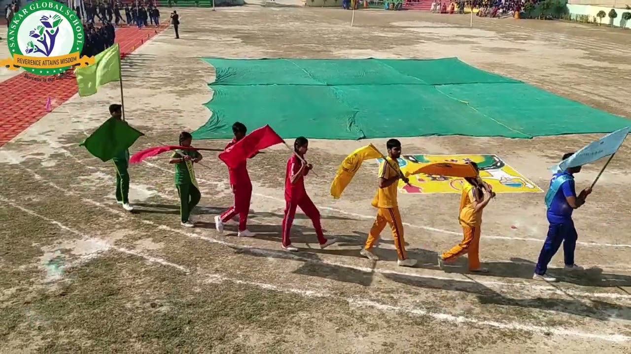 II Annual Sports Day II  Completion - 2023 II Sanskar Global School II Pratapgarh II