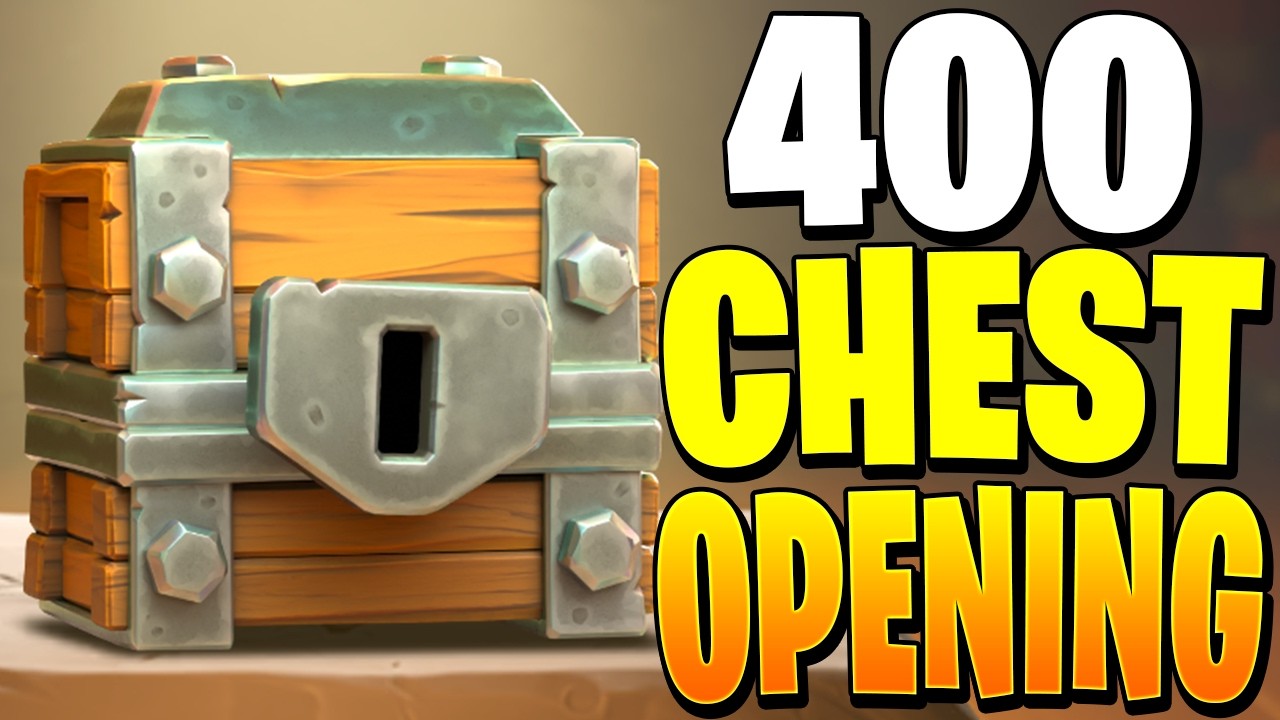 THE BIGGEST TREASURE CHEST OPENING EVER IN CLASH OF CLANS!