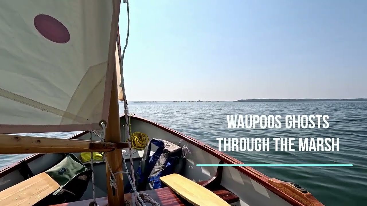 Pooduck Skiff Waupoos ghosts through the marsh