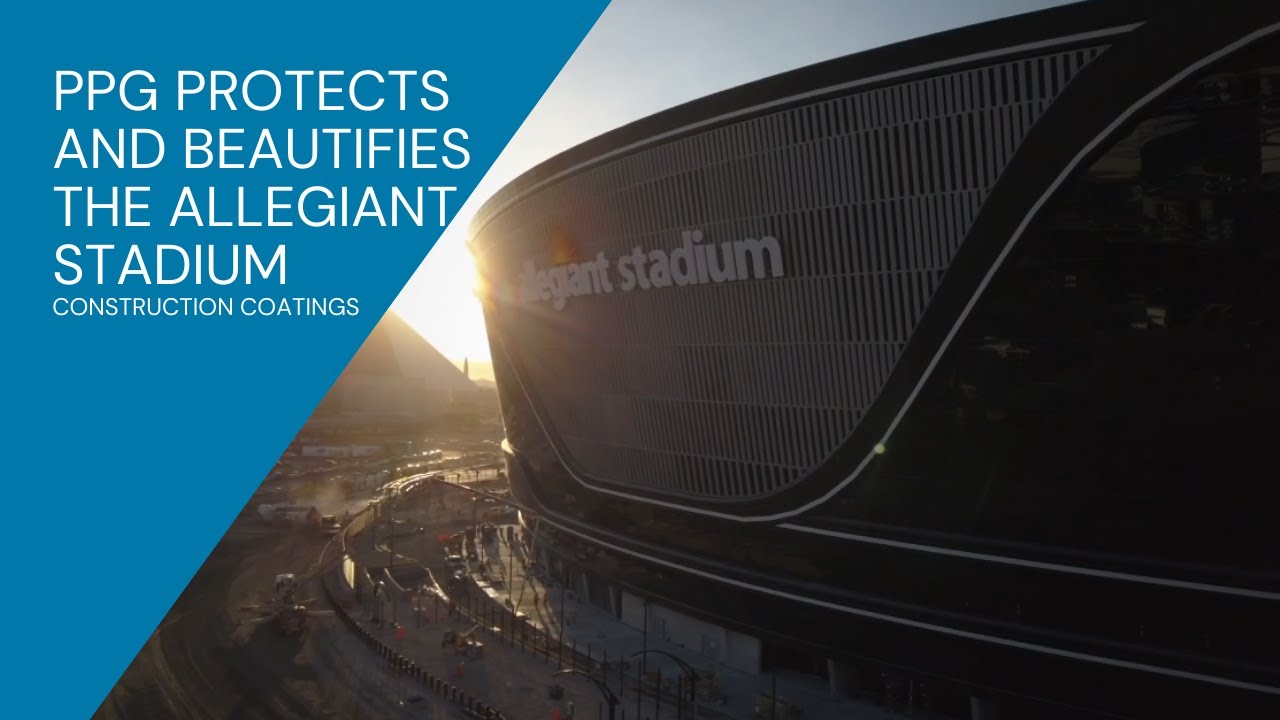 PPG protects and beautifies the Allegiant Stadium