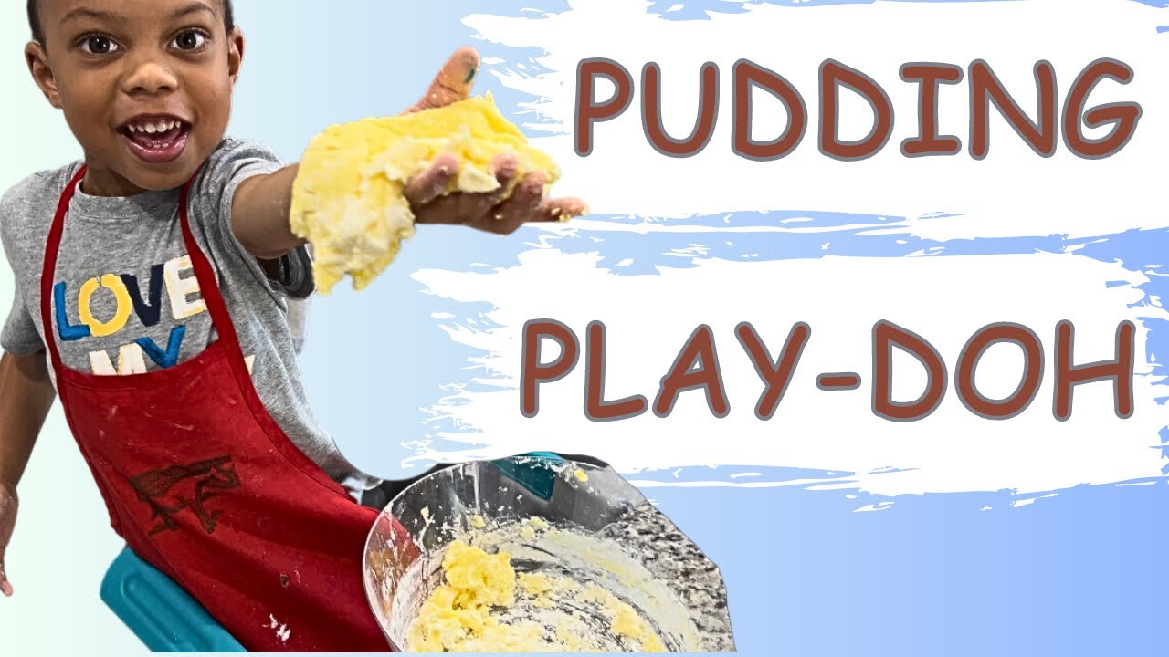 Play Doh Pudding Recipe | EASY Playdough Slime | 3 Ingredients