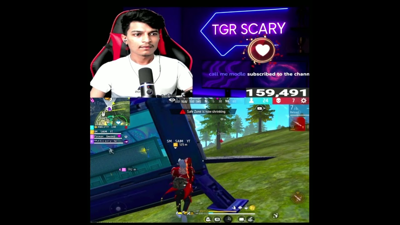 Scary Gaming Vs Palak Gaming 😱💀 #freefire #ff #palakgaming #palakgmingyt #shorts #ffshorts