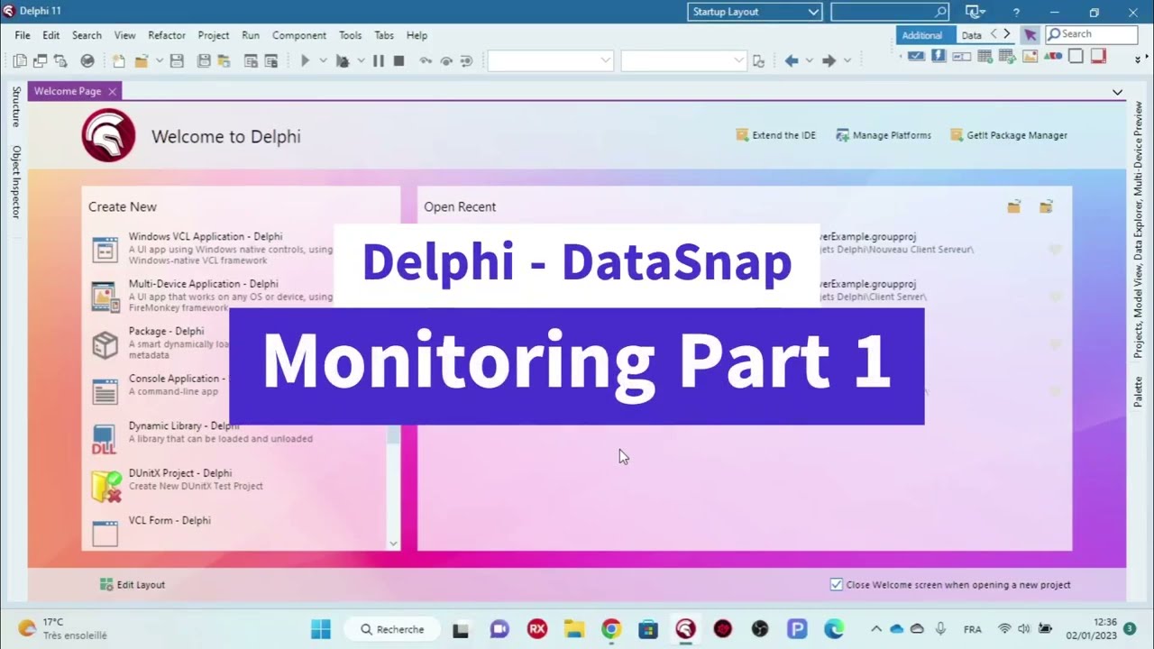 Delphi - DataSnap : [Part 1] Client Server Monitoring using DataSnap Server