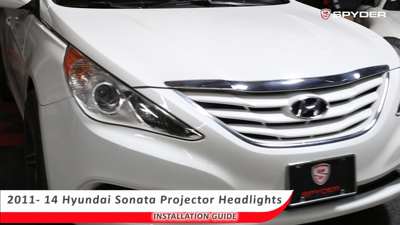 Spyder Auto Installation: 2011 - 2014 Hyundai Sonata Projector Head Light