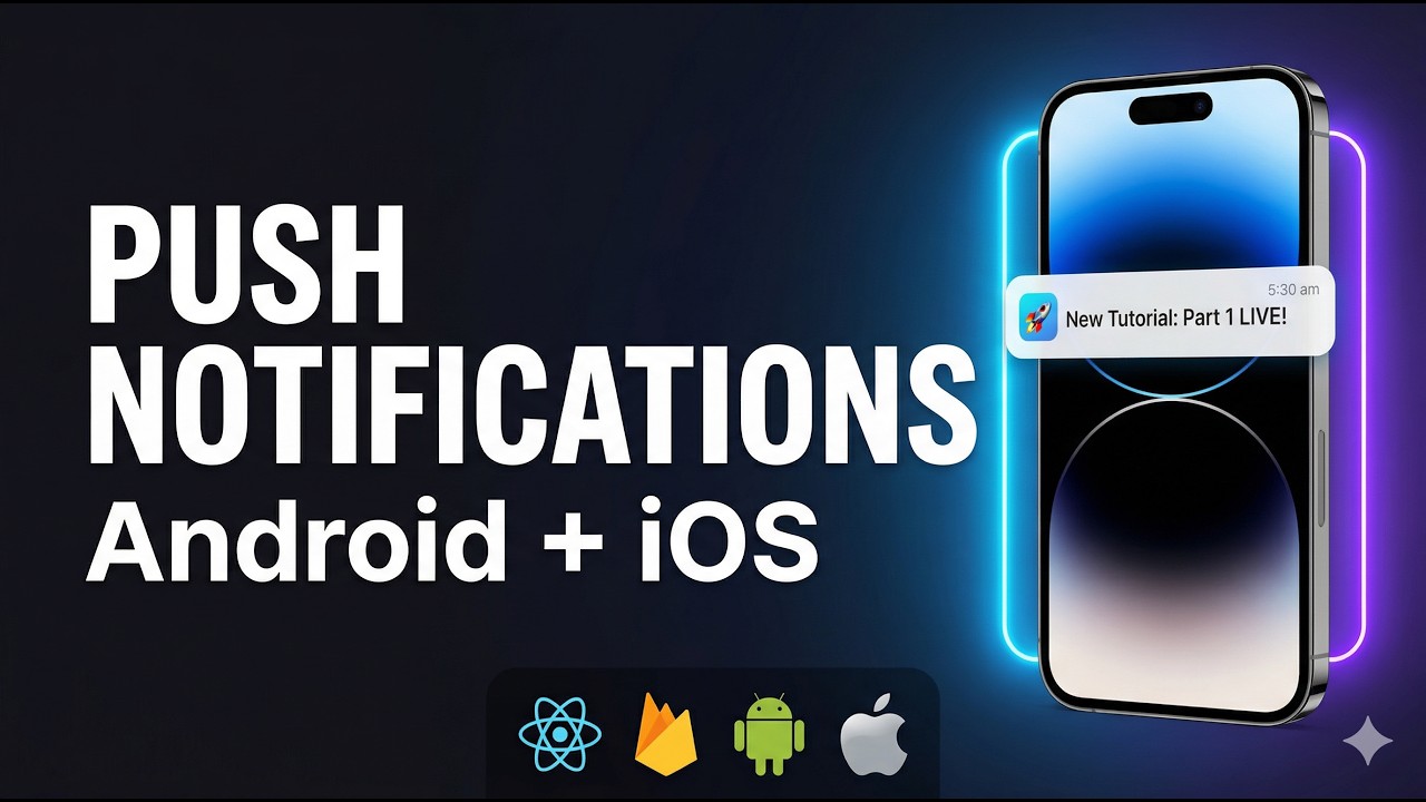 Учебное пособие по push-уведомлениям в React Native (Android и iOS): Firebase + Notifee + настрой...